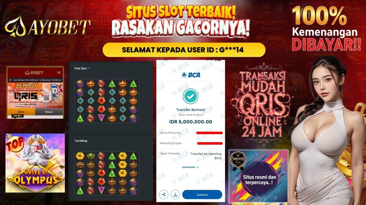 AYOBET JACKPOT SLOT GATES OF OLYMPUS 